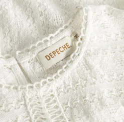 Bluse blonde Nelly - White