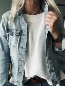 Bluse Dagmar super blød kvalitet – White