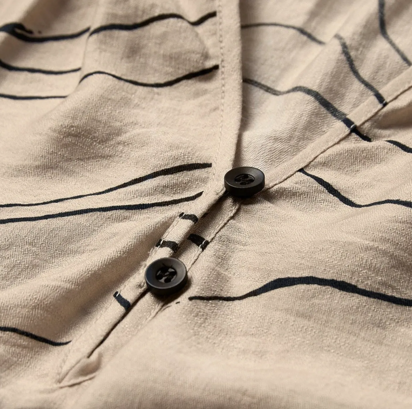 Bluse Evy - Cream Graphic