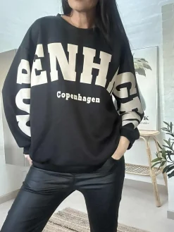 Bluse Hibiscus - Black