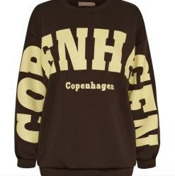 Bluse Hibiscus - Brown/Yellow