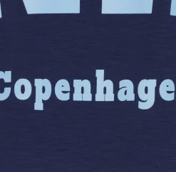 Bluse Hibiscus - Navy / sky