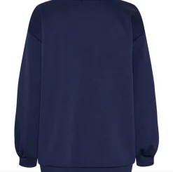 Bluse Hibiscus - Navy / sky