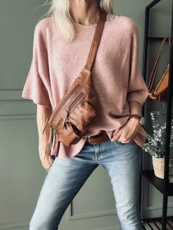 Bluse Sia Old rose – Oversize