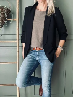 Bluse Sia Taupe – Oversize