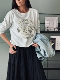 Bluse Vintage - White