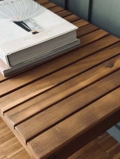 Bænk TOKYO Akacia - 146cm 3 personers