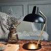 Bordlampe Retro - Sort / guld