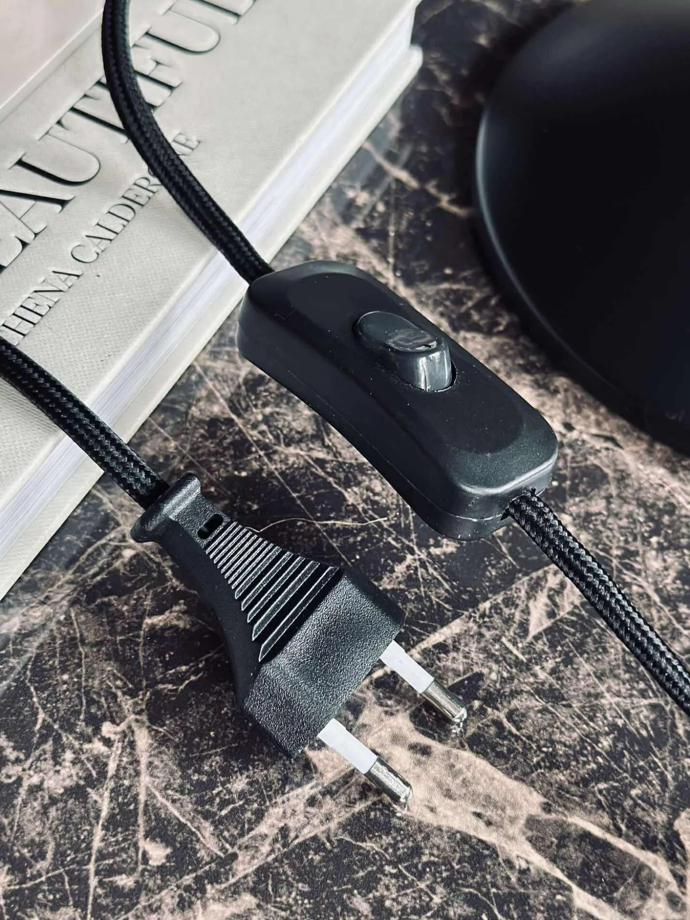 Bordlampe Retro - Sort / guld