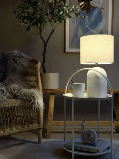 Bordlampe STONEWARE - Lys natur