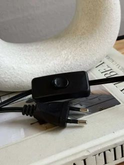 Bordlampe STONEWARE - Lys Natur