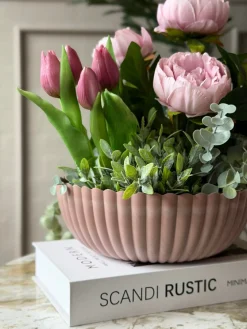 Bowl i beton look - Rosa