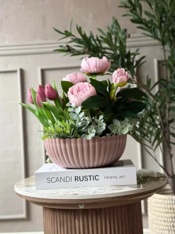 Bowl i beton look - Rosa