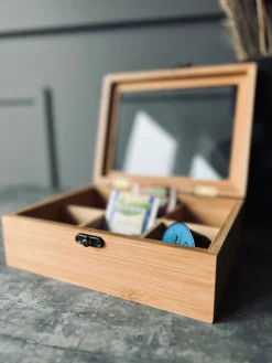 Box med klar låg - Medium