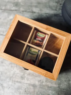 Box med klar låg - Medium