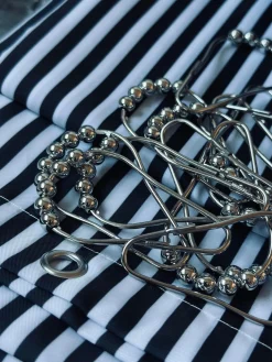 Bruseforhæng - Sort strib