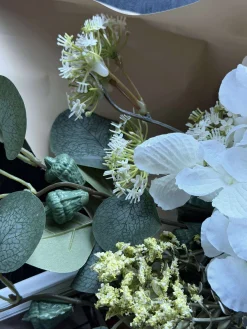 Buket med hortensia - Hvid