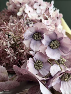 Buket med hortensia - Syren / pink