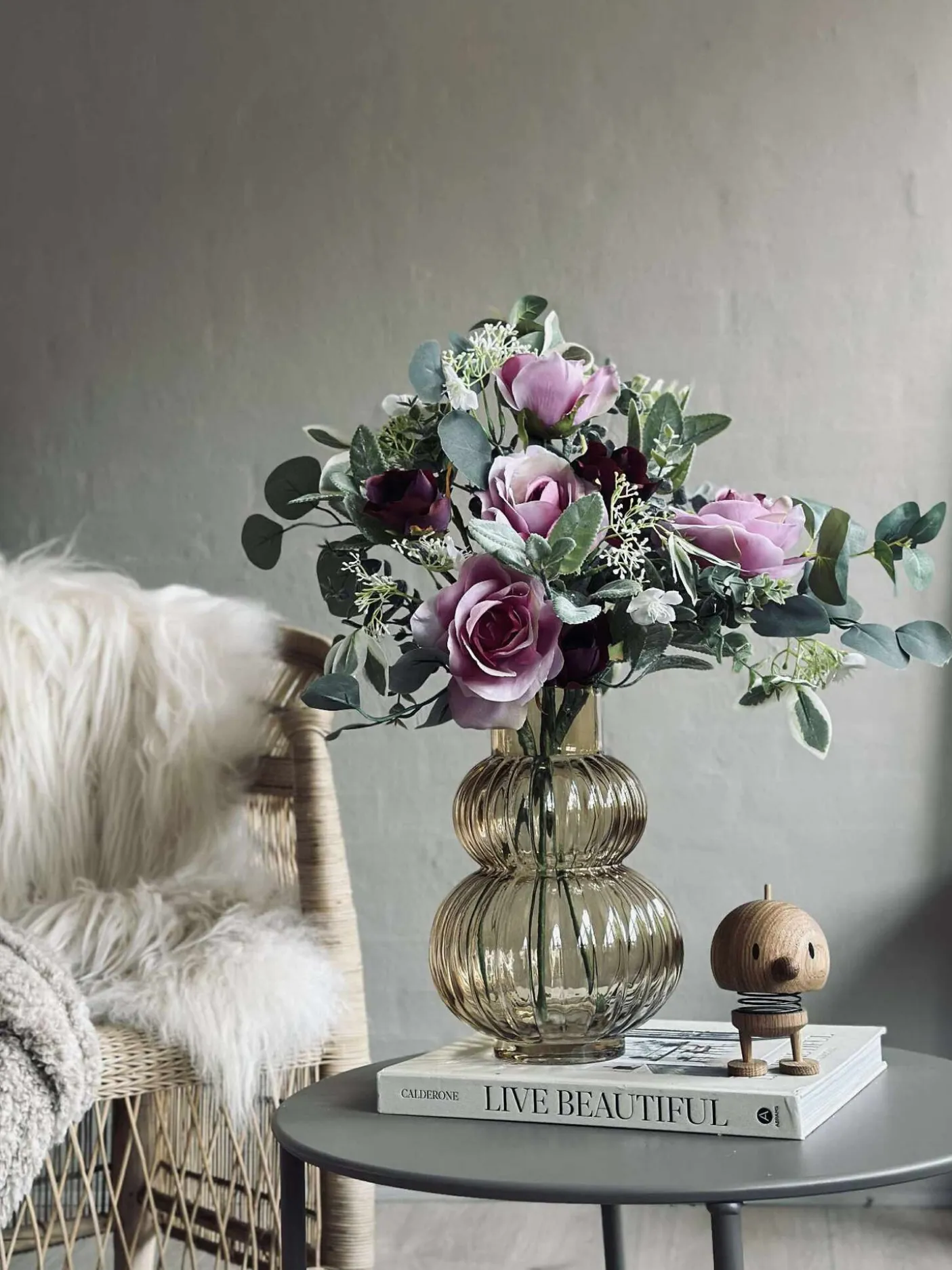 Buket med roser - Pink