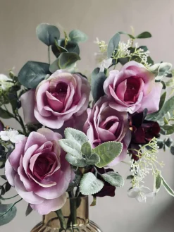 Buket med roser - Pink