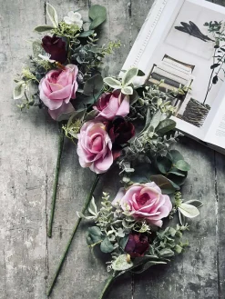 Buket med roser - Pink