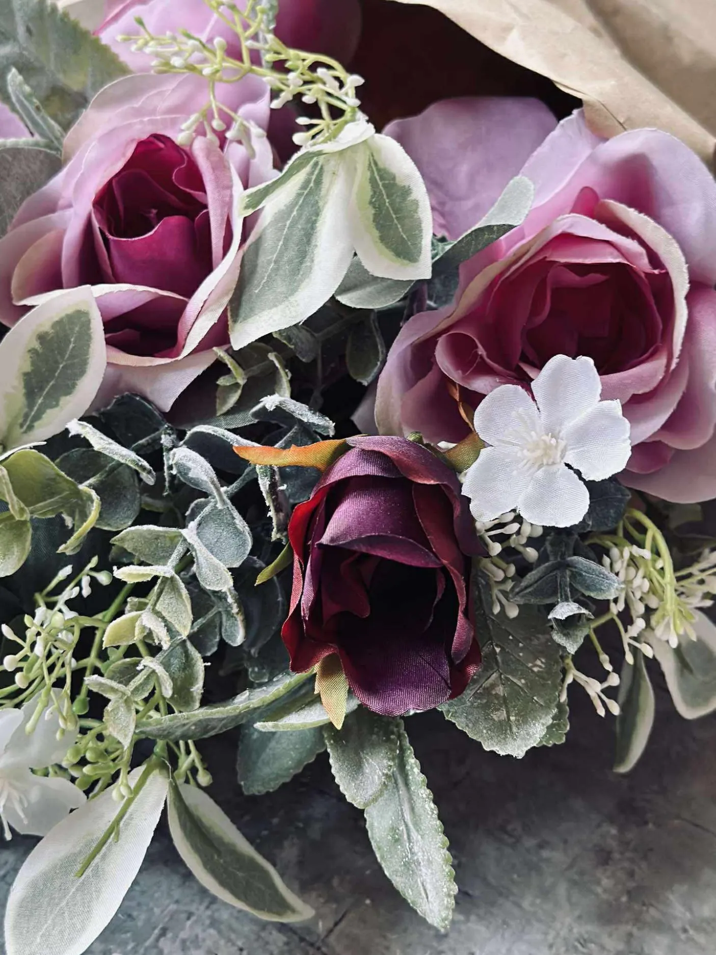 Buket med roser - Pink