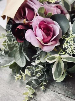 Buket med roser - Pink