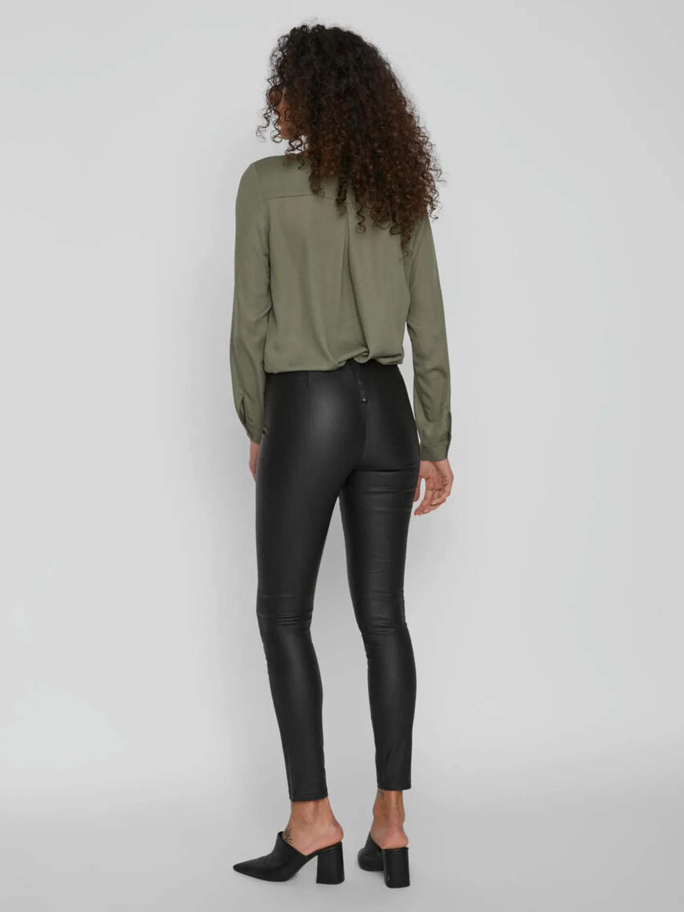 Bukser - Coatede med lynlås