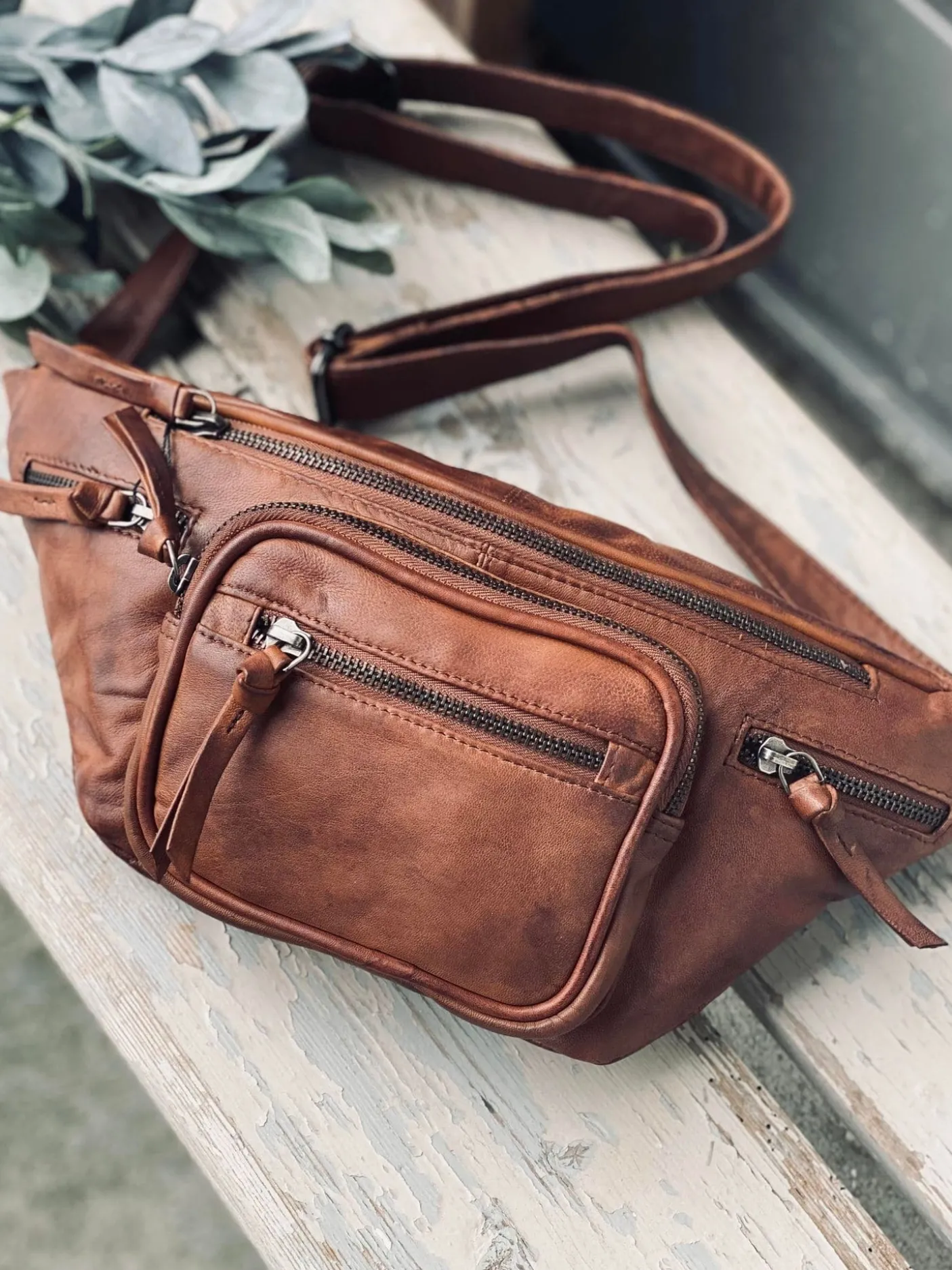 Bumbag - VINTAGE Dark cognac