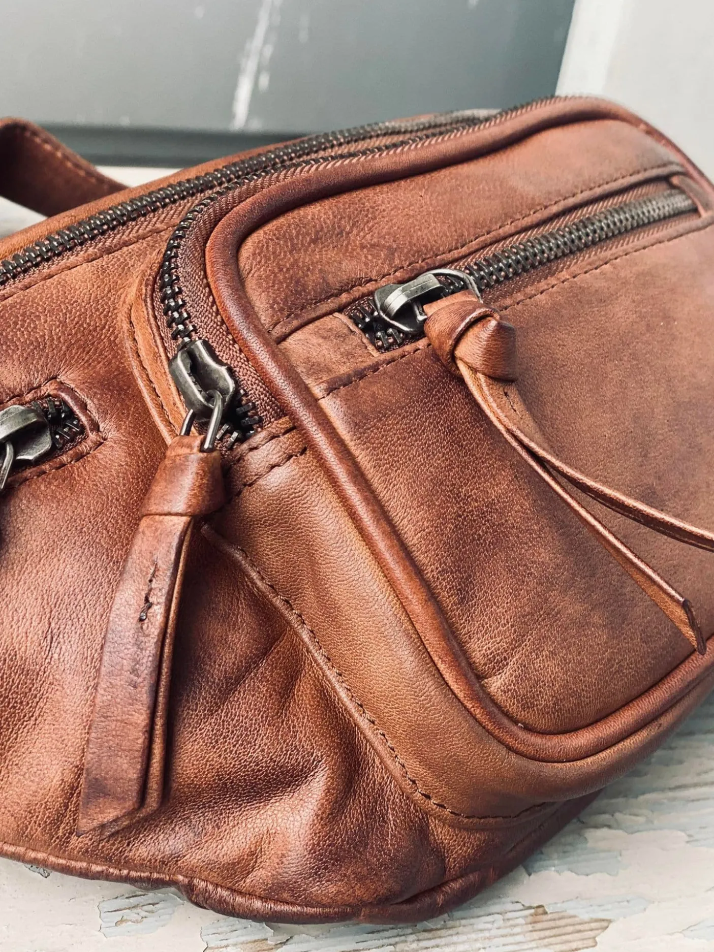 Bumbag - VINTAGE Dark cognac