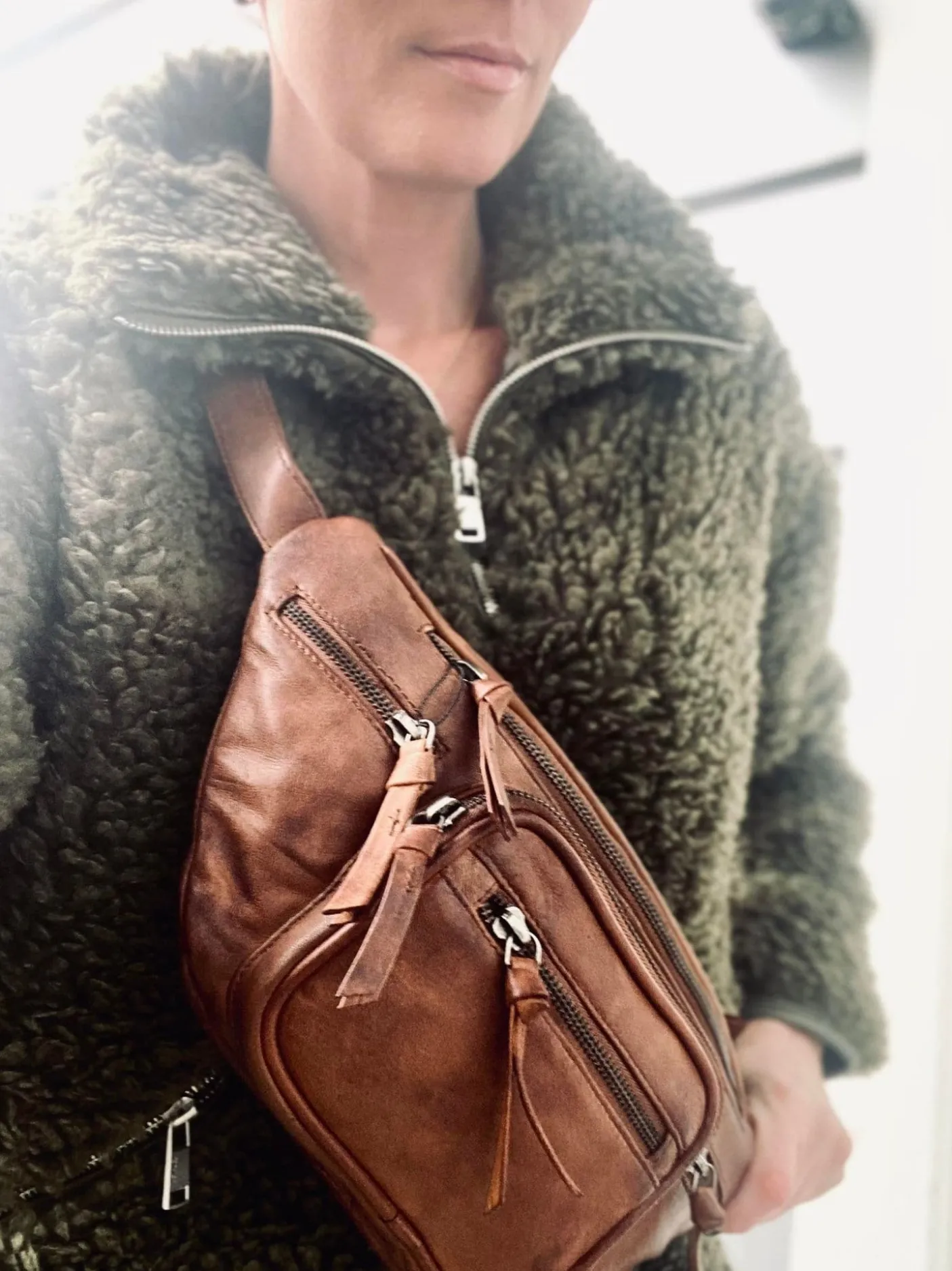 Bumbag - VINTAGE Dark cognac