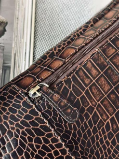 Bumbag brown croco