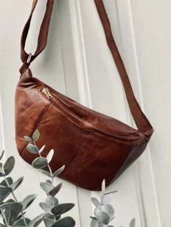 Bumbag JUNE - Dark cognac