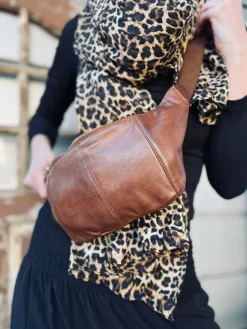 Bumbag JUNE - Dark cognac