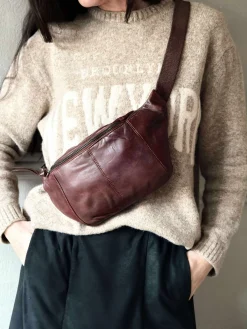 Bumbag JUNE - New Dark cognac