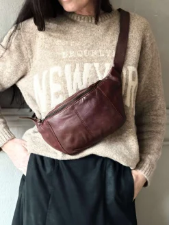 Bumbag JUNE - New Dark cognac