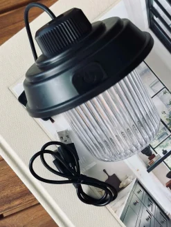 Campinglampe m. ledning - Color mix