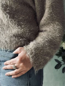 Cardigan Dakota - Dark fango