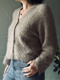 Cardigan Dakota - Dark fango