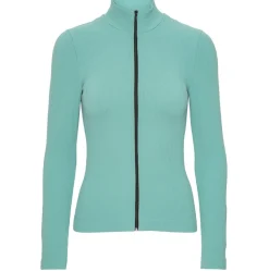 Cardigan Økotex petrol – Mikrofiber