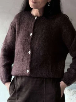 Cardigan Mohair - Chocolate