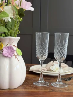 Chanpagne glas - 2 stk