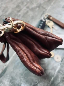 Clutch / skindtaske - Brandy