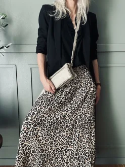 Clutch / skindtaske - Sand