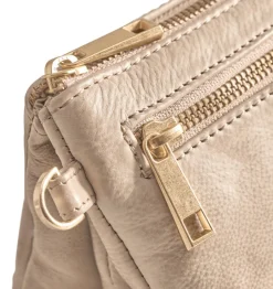 Clutch / skindtaske - Sand