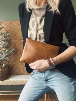 Clutch Alba - Cognac