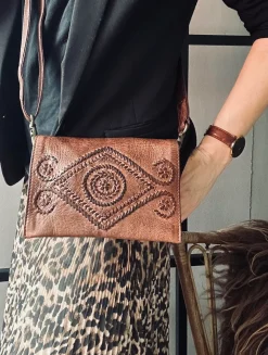 Clutch Boheme Brandy – Handmade