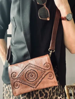 Clutch Boheme Brandy – Handmade