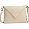 Clutch croco i skind - Sand