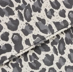 Clutch Grey leopard leather